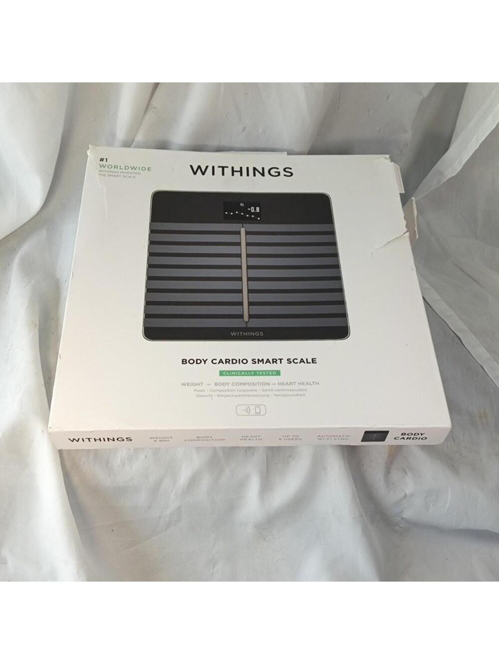 Withings Body Cardio Smart Scale WiFi BMI Heart Rate Body Composition Black